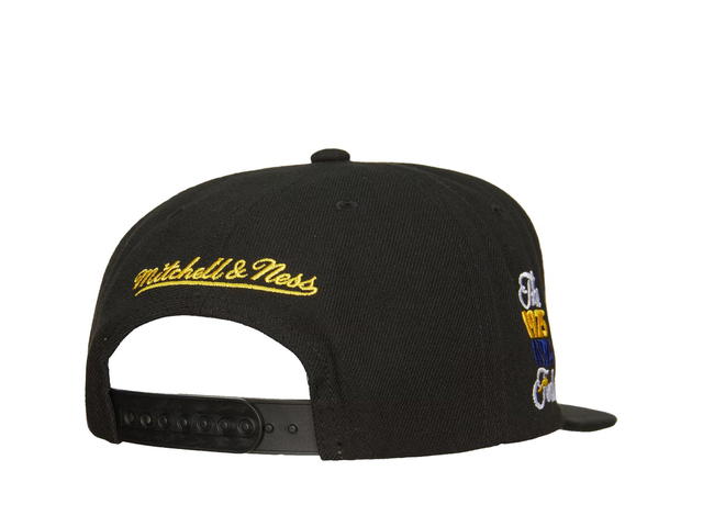 Mitchell & Ness Mitchell & Ness Golden State Warriors Champions Era Hardwood Classics Snapback - Black - view 2