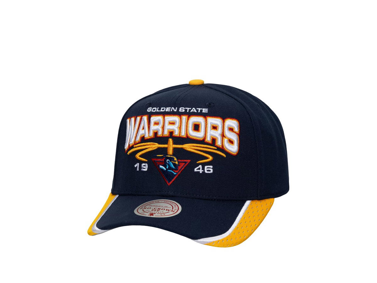 Mitchell & Ness Mitchell & Ness Golden State Warriors Game Day Pro Hardwood Classics Snapback - Navy