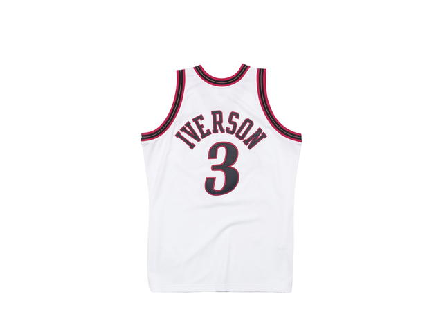Mitchell & Ness Mitchell & Ness Philadelphia 76ers Allen Iverson 1997 Authentic Jersey - White - view 2