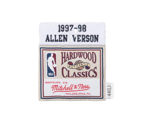 Mitchell & Ness Mitchell & Ness Philadelphia 76ers Allen Iverson 1997 Authentic Jersey - White - view 3