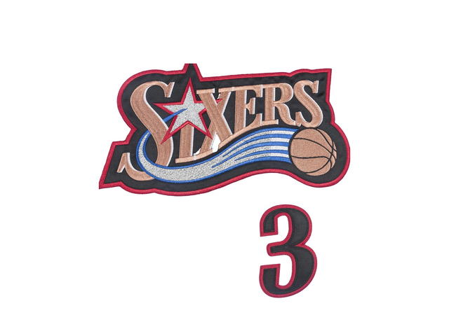 Mitchell & Ness Mitchell & Ness Philadelphia 76ers Allen Iverson 1997 Authentic Jersey - White - view 5