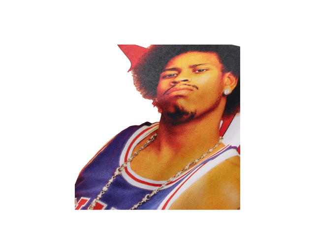 Mitchell & Ness Mitchell & Ness Philadelphia 76ers Allen Iverson Slam T-Shirt - White - Mens - view 2