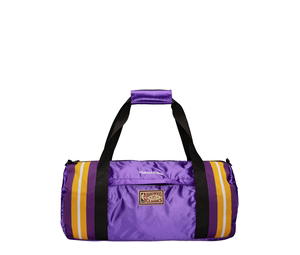 Buy Mitchell & Ness Los Angeles Lakers Satin Duffel Bag - Purple - Mens at Sasom – Authentic and Ready to Ship