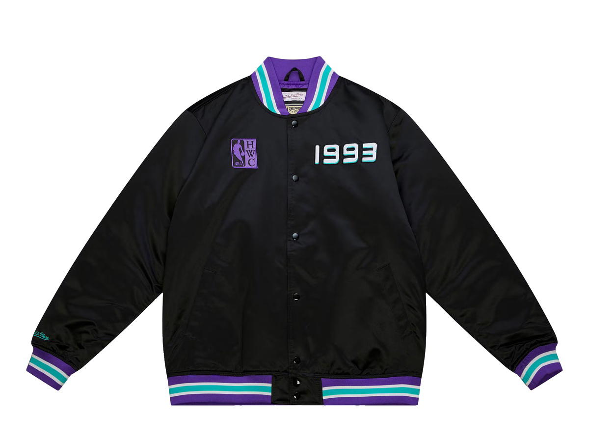 Mitchell & Ness Mitchell & Ness NBA 1993 Heavyweight Satin Jacket Update All-Star - Black - Mens