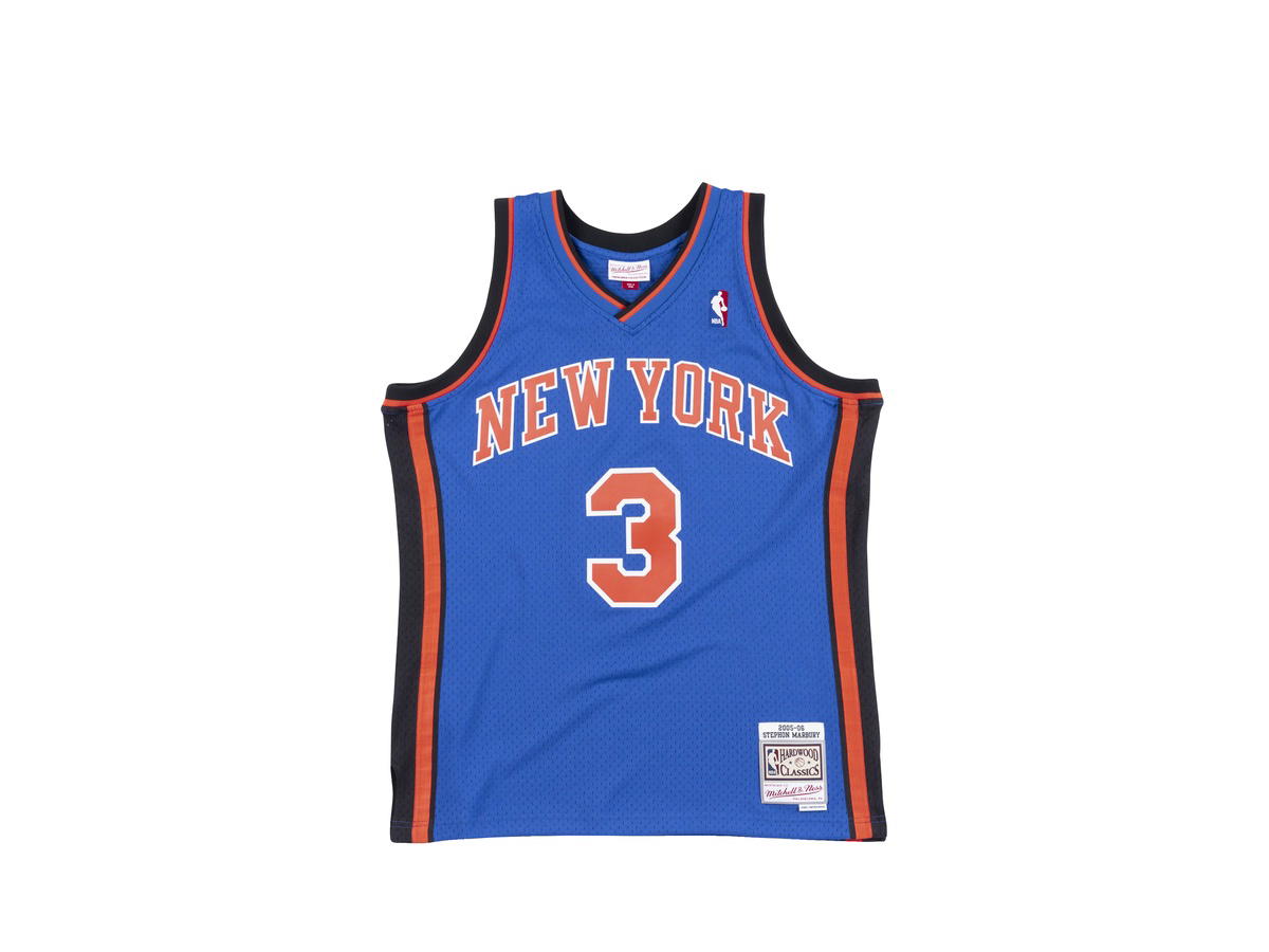 Mitchell & Ness Mitchell & Ness New York Knicks Stephon Marbury 2006 Swingman Authentic Jersey - Royal Blue