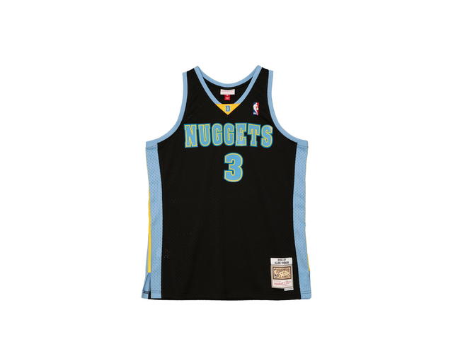 Mitchell & Ness Mitchell & Ness Denver Nuggets Allen Iverson 2006 Reload Swingman Authentic Jersey - Black - view 1