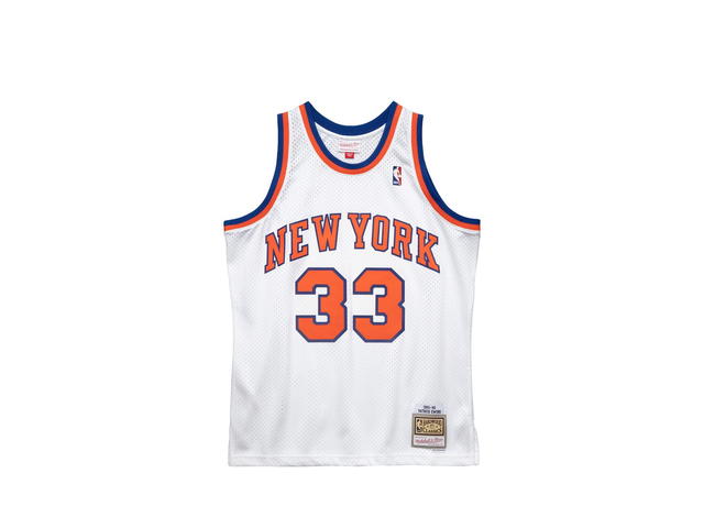 Mitchell & Ness Mitchell & Ness New York Knicks Patrick Ewing 1985 Swingman Authentic Jersey - White - view 2