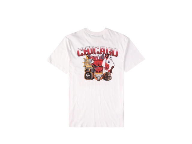 Mitchell & Ness Mitchell & Ness Chicago Bulls Dennis Rodman Rings T-Shirt - White - Mens - view 2