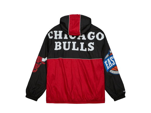 Mitchell & Ness Mitchell & Ness Chicago Bulls Team Og 2.0 Anorak Windbreaker - Black - Mens - view 2