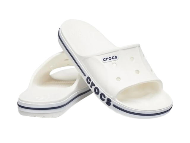Crocs Crocs Bayaband Clog White Unisex Slippers - view 2
