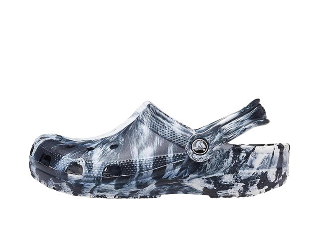Crocs Crocs Beach Marble Sandals Black White - view 2