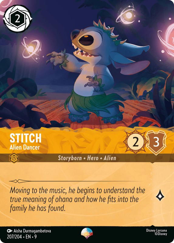 Disney Lorcana Disney Lorcana Stitch Alien Dancer Epic [207/204] Fabled (EN)