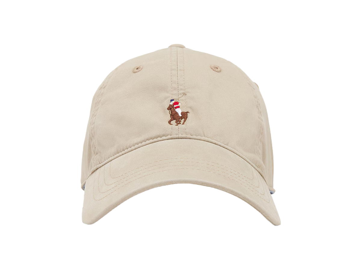 Polo Ralph Lauren Polo Ralph Lauren Player Logo Stretch Twill Baseball Cap Beige