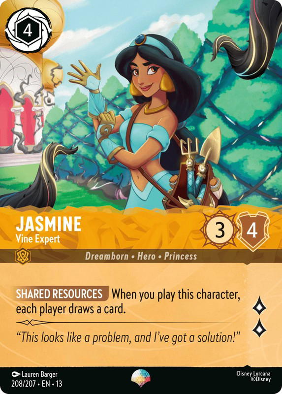 Disney Lorcana Disney Lorcana Jasmine Vine Expert Epic [208/207] Attack of the Vine! (EN)