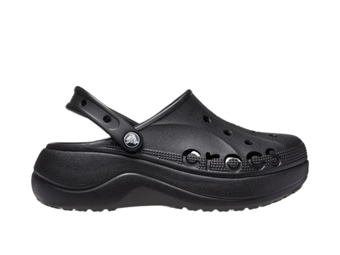 Crocs Crocs Baya Platform Clogs 'Black' Women's