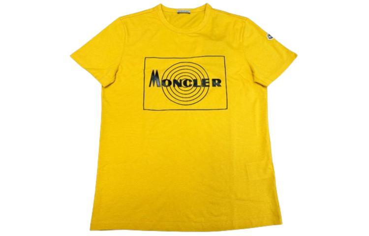 Moncler Moncler T-Shirts Men Yellow