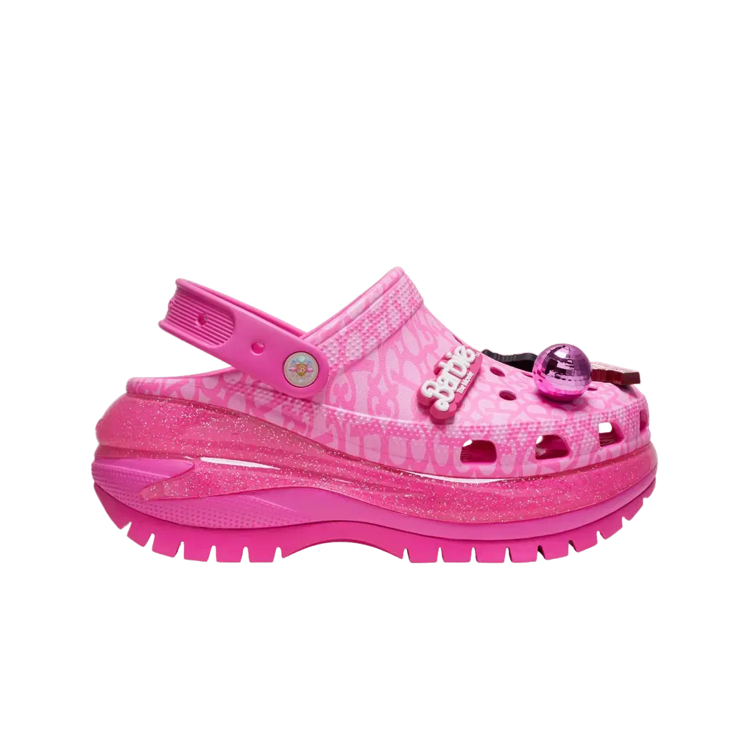 Crocs Crocs Classic Mega Crush Clog Barbie The Movie Electric Pink