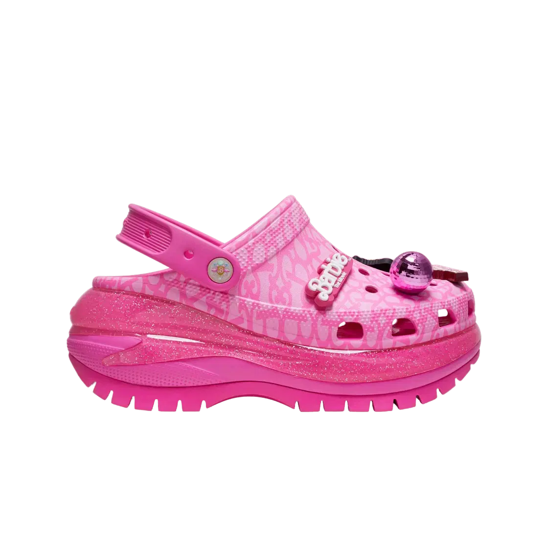 Crocs Crocs Classic Mega Crush Clog Barbie The Movie Electric Pink