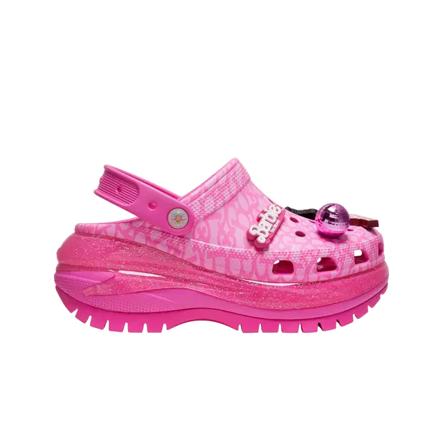 Crocs Crocs Classic Mega Crush Clog Barbie The Movie Electric Pink - view 2
