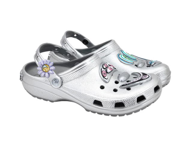 Crocs Crocs x Artestar Kenny Scharf Classic Clog Silver - view 2