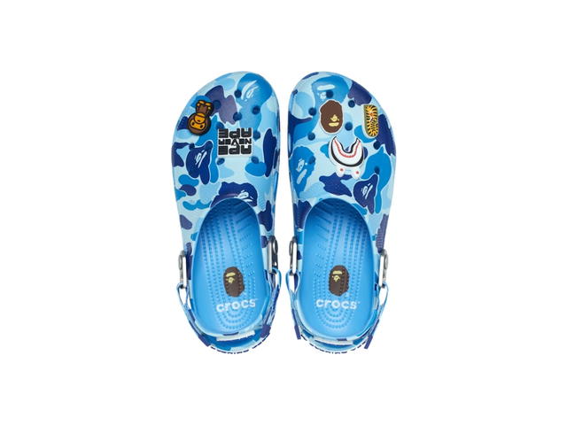 Crocs Crocs x BAPE Classic Clog Camo Blue - view 2