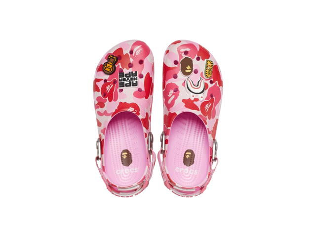 Crocs Crocs x BAPE Classic Clog Camo Pink - view 2