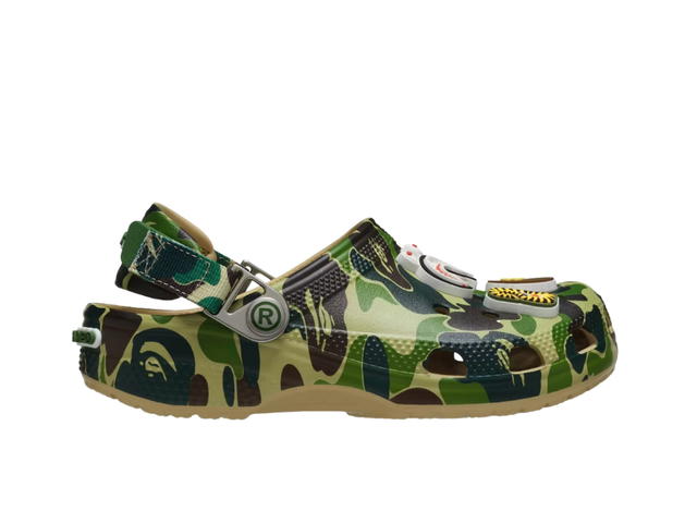 Crocs Crocs x BAPE Classic Clog Camo Green (Kids) - view 1
