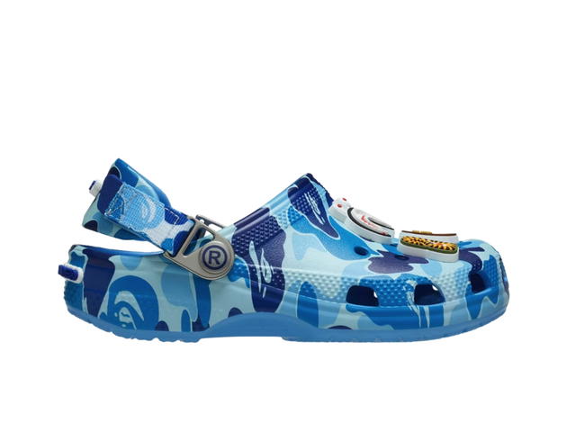 Crocs Crocs x BAPE Classic Clog Camo Blue (Kids) - view 1