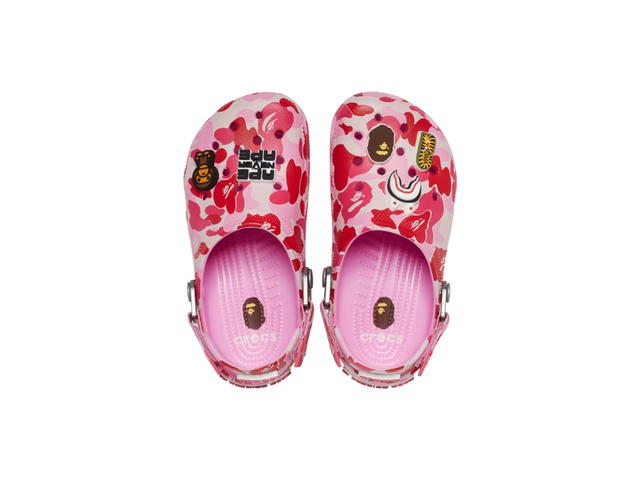 Crocs Crocs x BAPE Classic Clog Camo Pink (Kids)  - view 2
