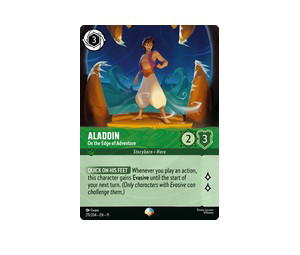 Buy Disney Lorcana Aladdin On the Edge of Adventure Epic [211/204] Winterspell (EN) at Sasom – Authentic and Ready to Ship