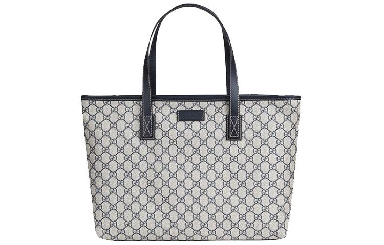 Gucci Gucci Canvas With Leather Tote Bag, Shopping Bag, Handbag, Shoulder Bag Women's
