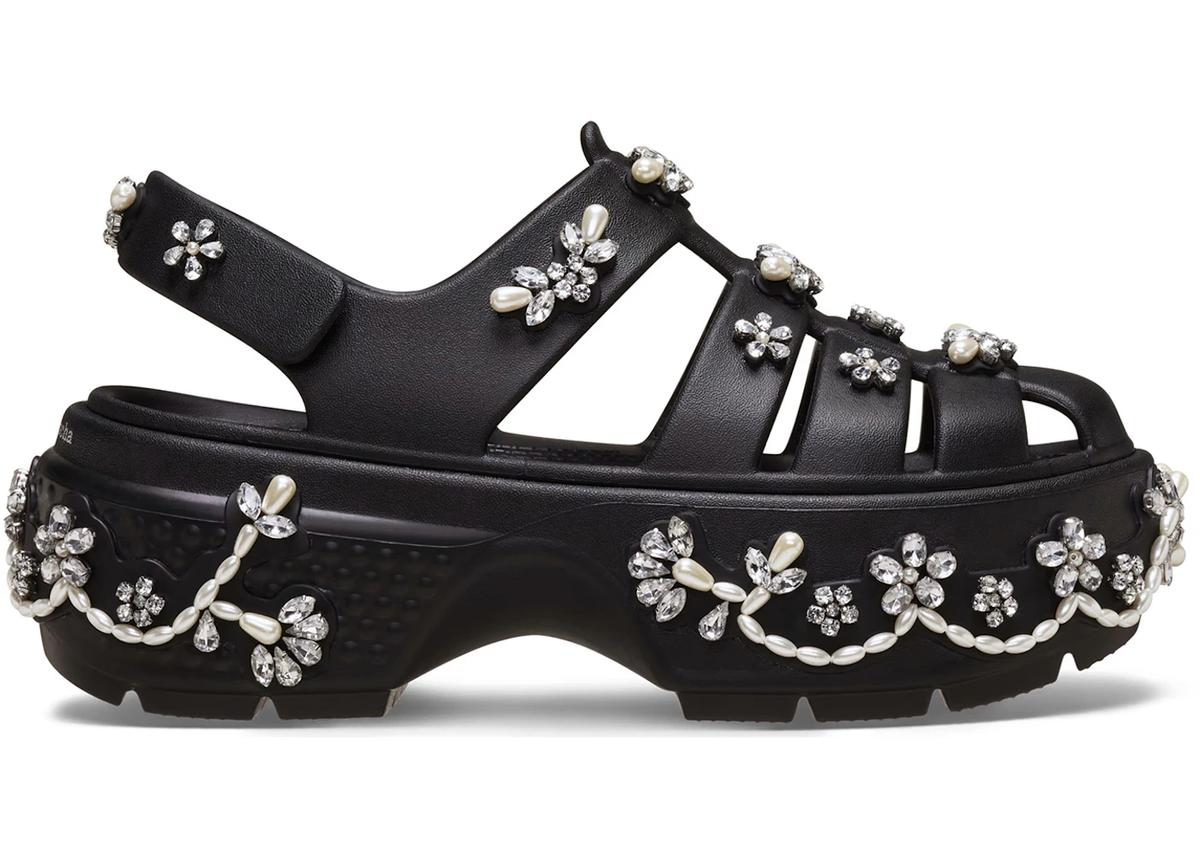 Crocs Crocs Stomp Fisherman Clog Simone Rocha Black