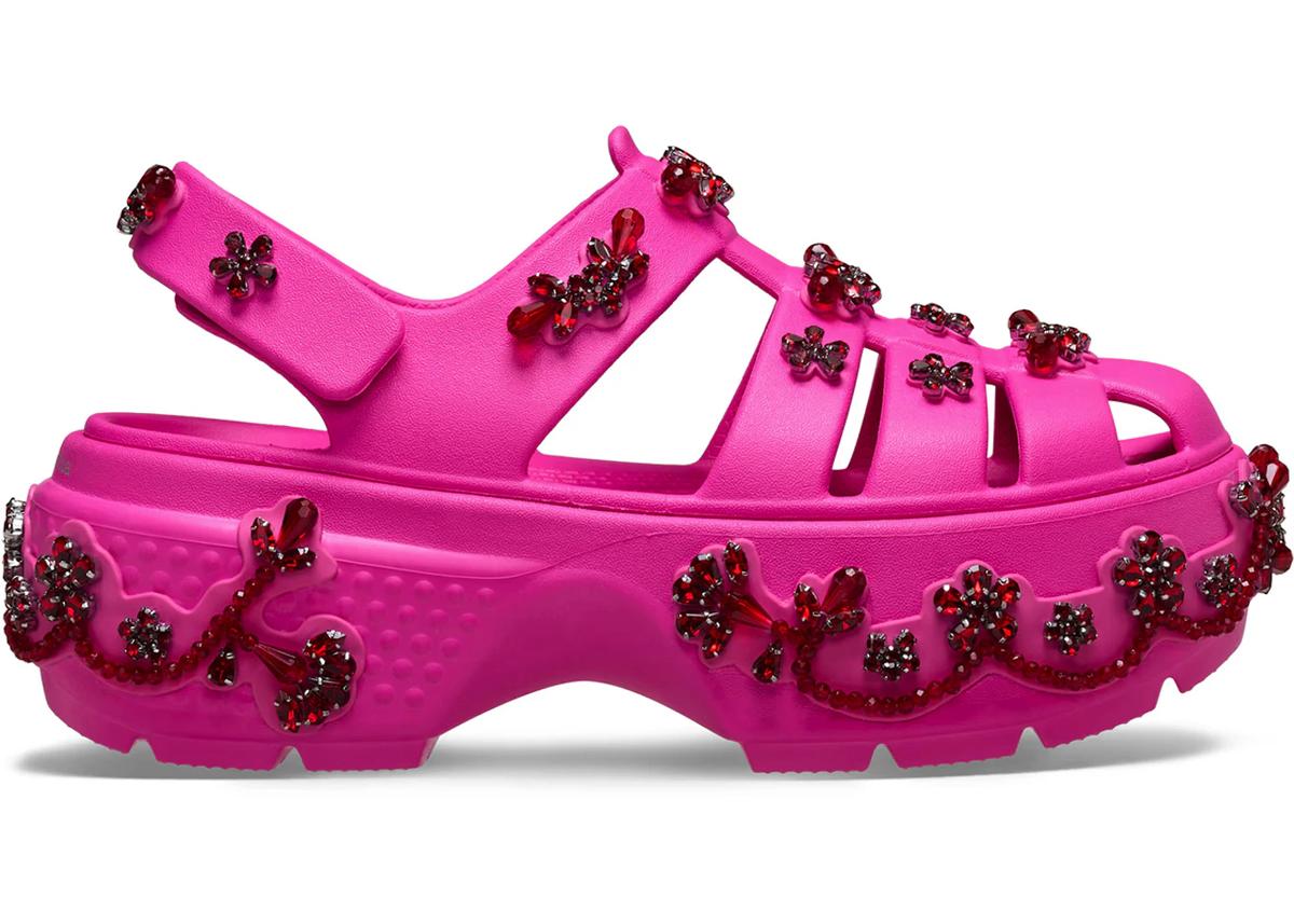 Crocs Crocs Stomp Fisherman Clog Simone Rocha Electric Pink