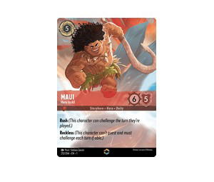 Buy Disney Lorcana Maui Hero to All Enchanted [212/204] The First Chapter (EN) at Sasom – Authentic and Ready to Ship