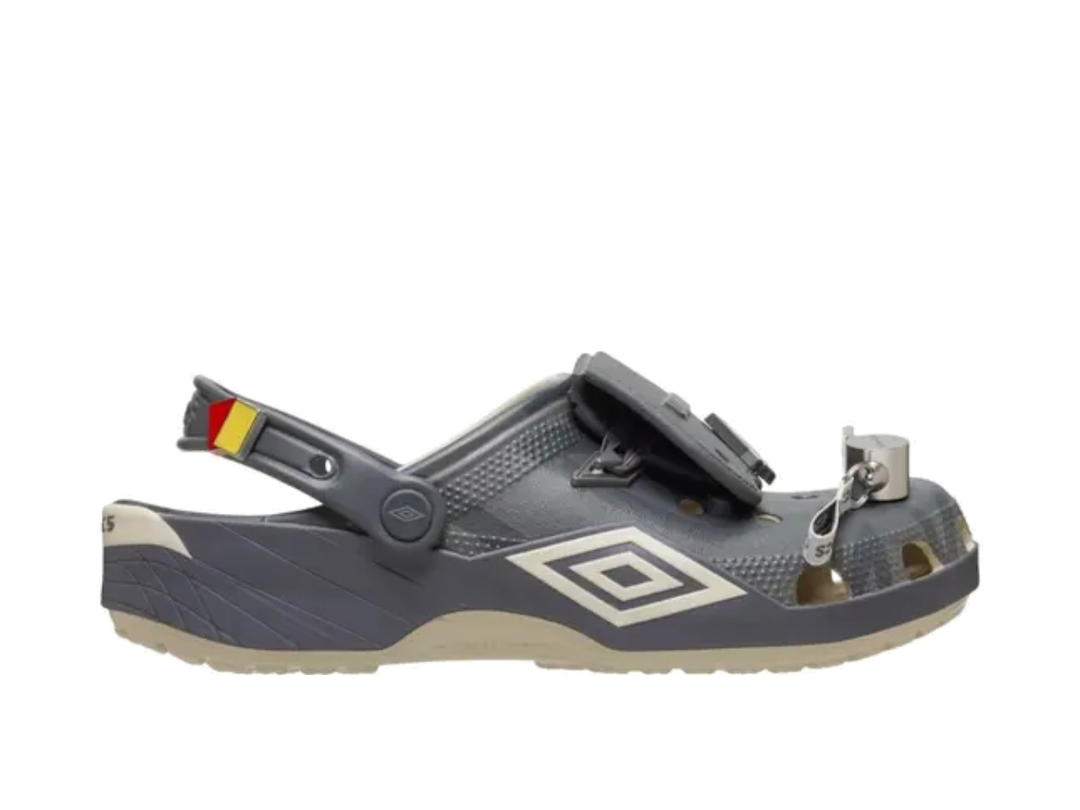 Crocs Crocs X Umbro Classic Clog Bone Slate Grey
