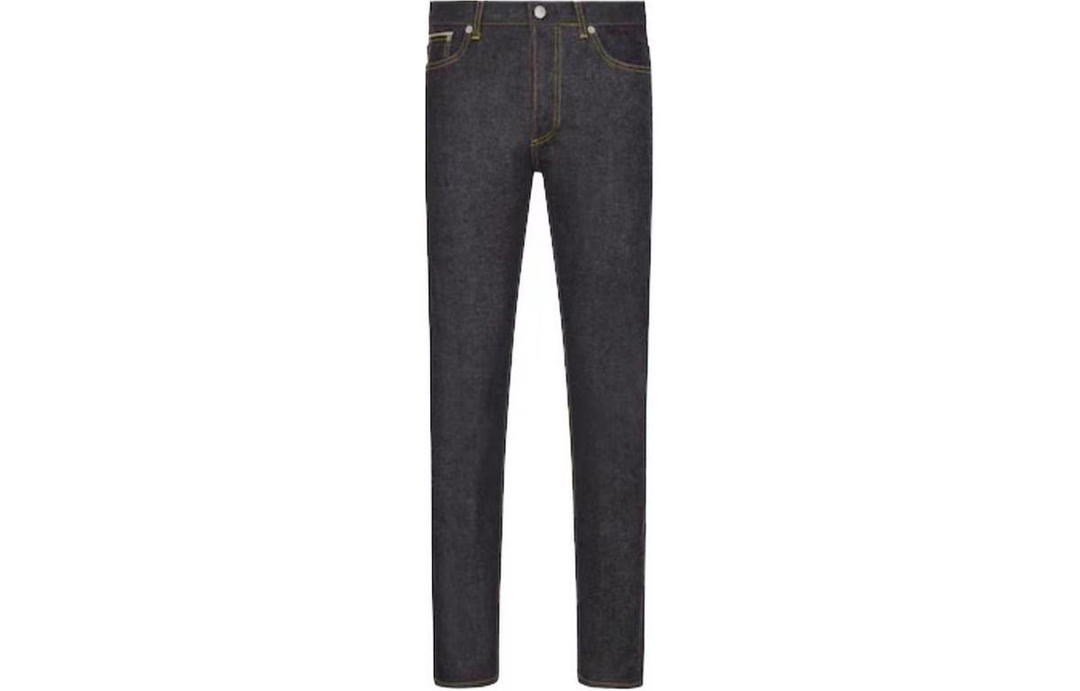 Dior Sacai X Dior Quarterly New Products Jeans Men Black