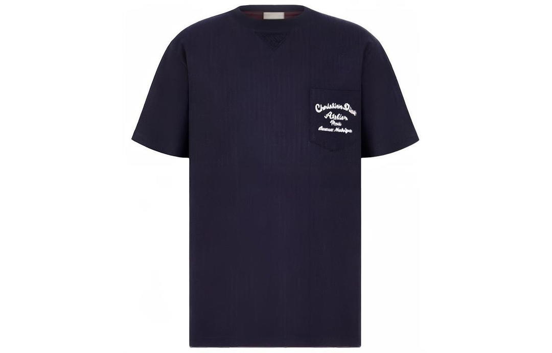 Dior Dior T Shirts Men Navy