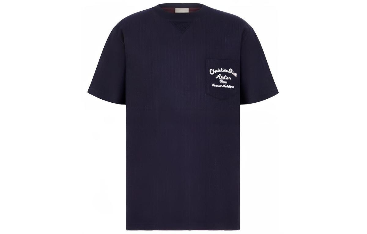 Dior Dior T Shirts Men Navy