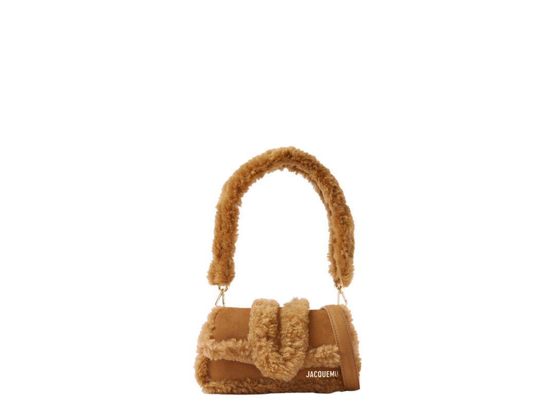 Jacquemus Jacquemus Le Petit Bambimou Doux In Leather & Sherling
