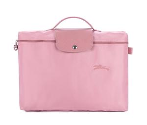 Buy Longchamp Cow Leather Trim Document Bag Handbag Regular Women's Petal Pink at Sasom – Authentic and Ready to Ship