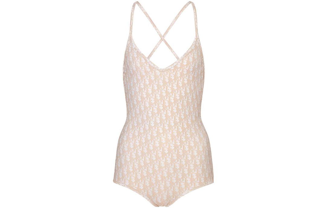 Dior Dior Quarterly New Products One-Piece Swimsuits Women's Gold