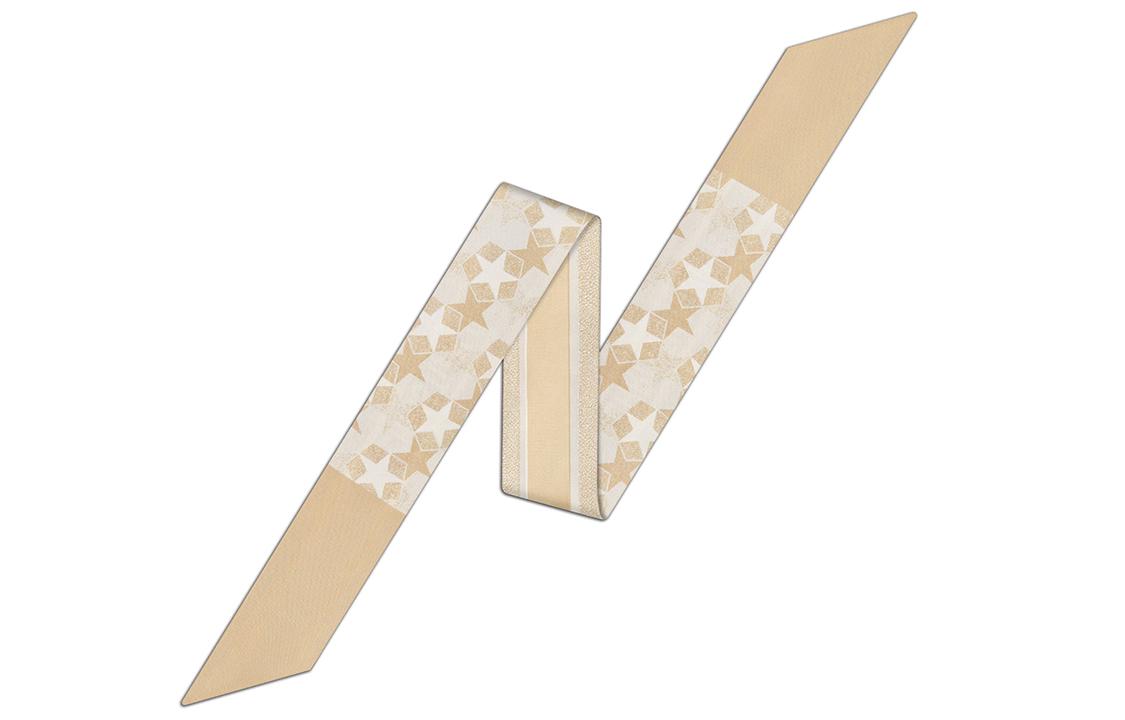 Dior Dior Silk Scarves Women's Gold