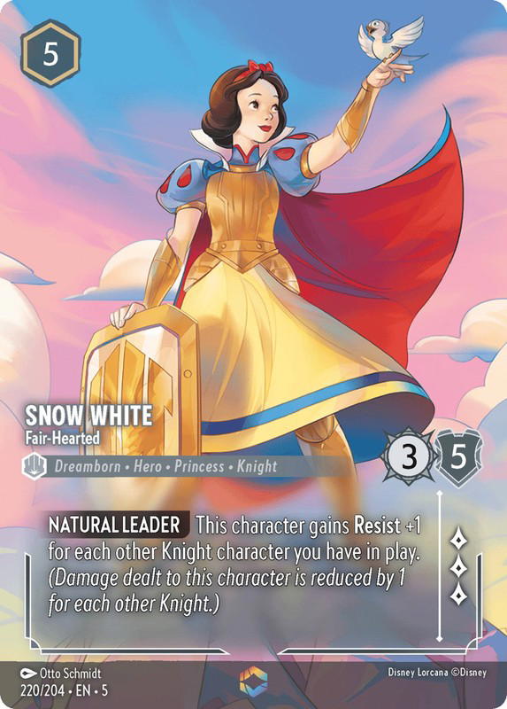 Disney Lorcana Disney Lorcana Snow White Fair-Hearted Enchanted [220/204] Shimmering Skies (EN)