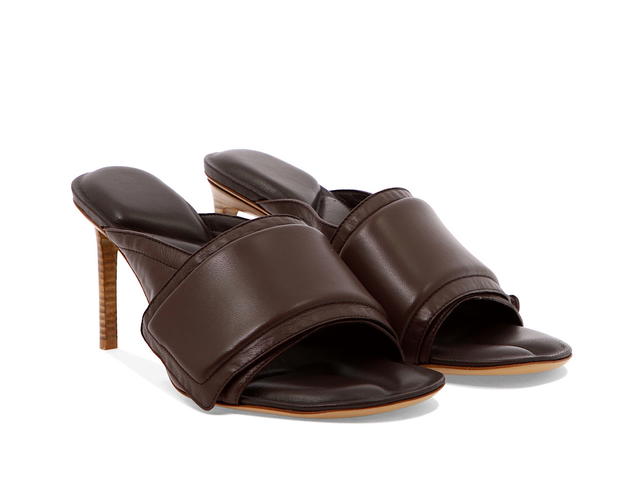 Jacquemus Jacquemus Les Mules Aqua Sandalsbrown Pelle Di Pecora (W) - view 2