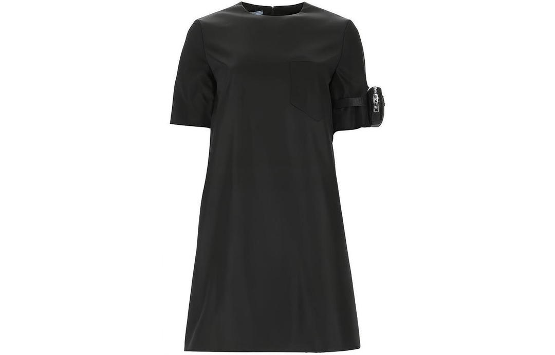 Prada Prada Pouch Sleeve T-Shirt Dress