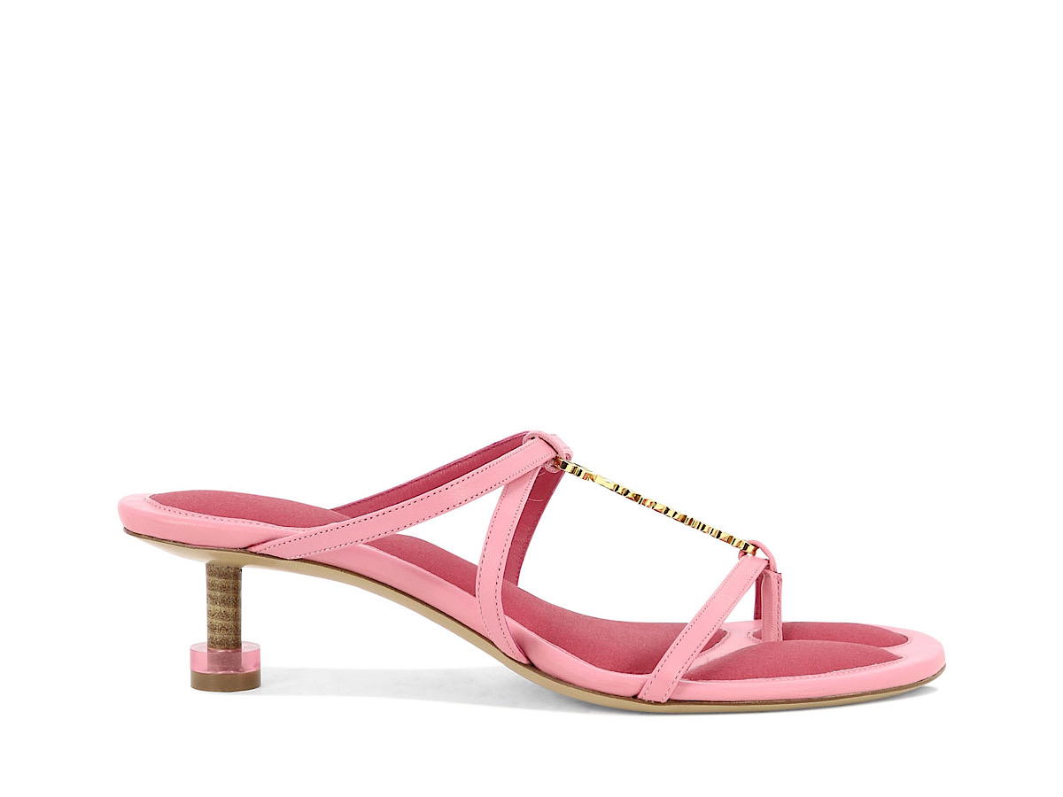 Buy Jacquemus Les Sandales Basses Pralu Sandalspink Pelle Di Agnello Cuoio (W) at Sasom – Authentic and Ready to Ship