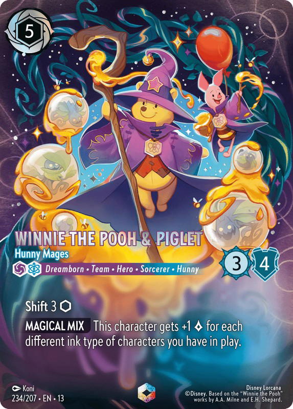Disney Lorcana Disney Lorcana Winnie the Pooh & Piglet Hunny Mages Enchanted [234/207] Attack of the Vine! (EN)