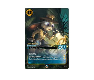 Buy Disney Lorcana Judy Hopps Lead Detective Enchanted [235/204] Whispers in the Well (EN) at Sasom – Authentic and Ready to Ship