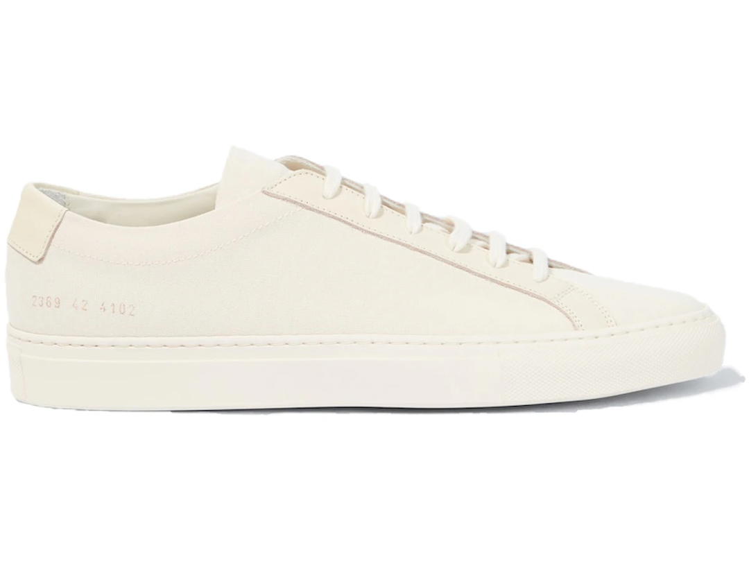 Common Projects Common Project Original Achilles Off White Leather Canvas