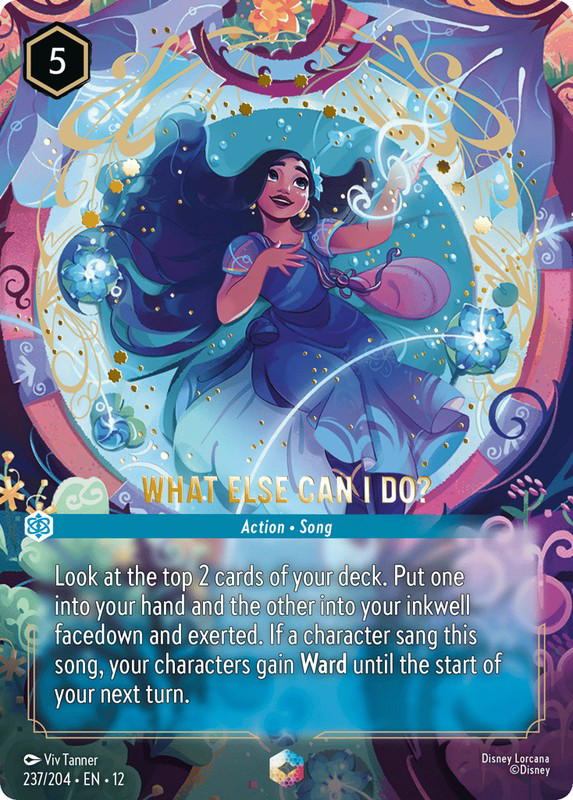 Disney Lorcana Disney Lorcana What Else Can I Do? Enchanted [237/204] Wilds Unknown (EN)